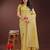yellow cotton with with jacquard work and zari weaving saree with blouse