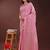 pink cotton with with jacquard work and zari weaving saree with blouse