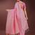 pink cotton with with jacquard work and zari weaving saree with blouse