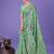green cotton with with jacquard work and zari weaving saree with blouse