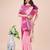 light pink lichi art silk with printed and zari weaving saree with blouse