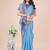 sky blue lichi art silk with printed and zari weaving saree with blouse