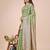 green linen cotton with jacquard work and zari weaving saree with blouse
