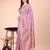 light pink cotton fabric with with jacquard work and zari weaving saree with blouse