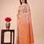 orange cotton fabric with with jacquard work and zari weaving saree with blouse