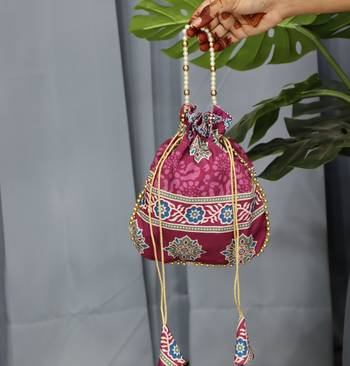 Wine pearl handle designer batwa 2