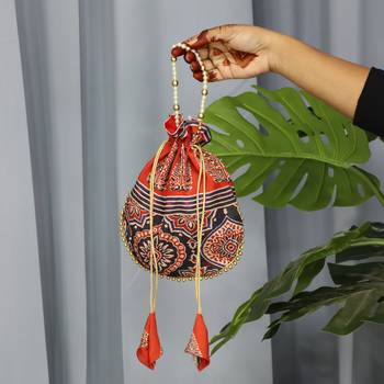 Orange pearl handle designer batwa 1