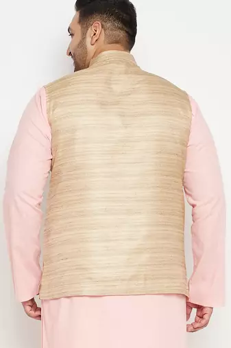 Beige nehru jacket