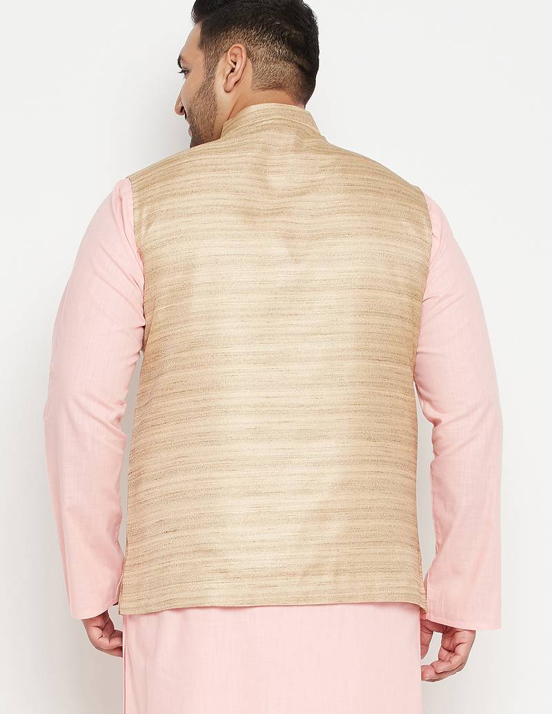 Beige nehru jacket