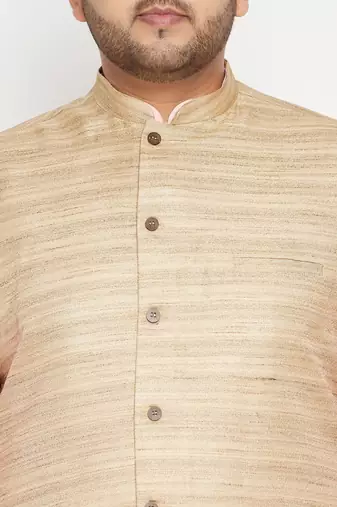 Beige nehru jacket