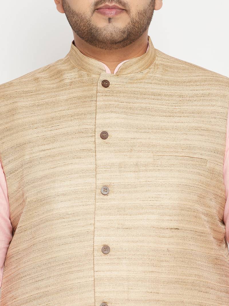 Beige nehru jacket