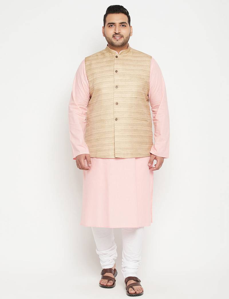 Beige nehru jacket