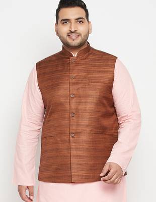 coffee brown nehru jacket 1