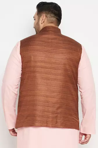 coffee brown nehru jacket
