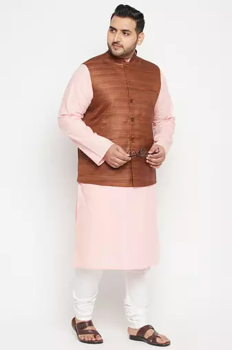 coffee brown nehru jacket