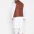coffee and white cotton blend jacket kurta dhoti set