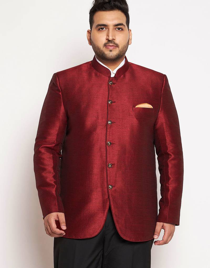 maroon jodhpuri