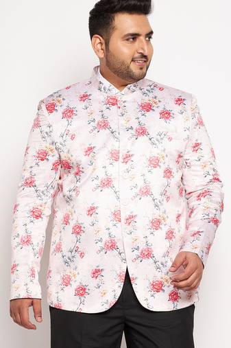 pink printed jodhpuri