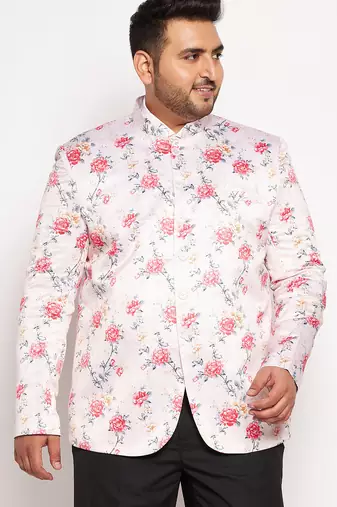 pink printed jodhpuri