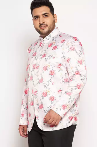 pink printed jodhpuri