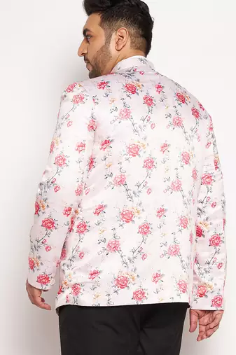 pink printed jodhpuri