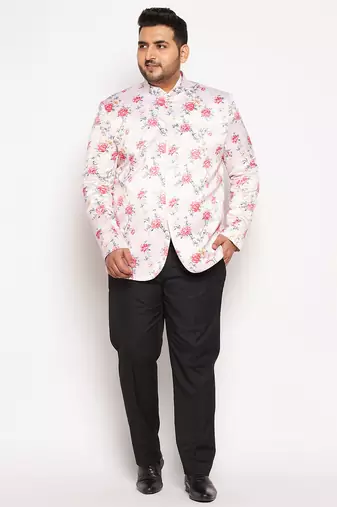pink printed jodhpuri