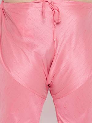 pink silk blend ethnic combo set 5