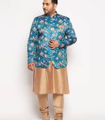 rose gold viscose blend ethnic combo set