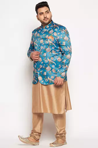 rose gold viscose blend ethnic combo set