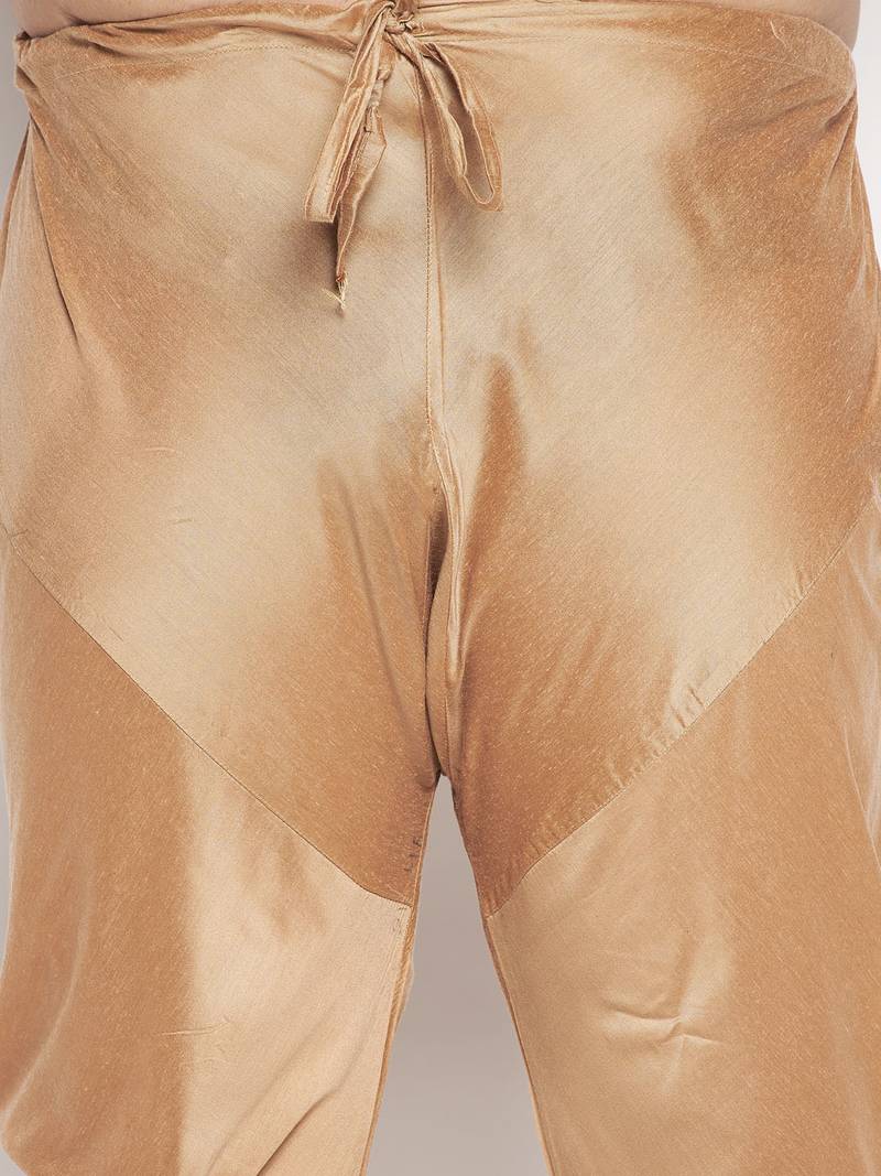 rose gold viscose blend ethnic combo set