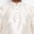 cream silk blend kurta pyjama set