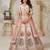 Designer Lehenga with Paisley Motifs & White Dori Work