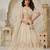 Elegant Beige Ivory color Wedding Lehenga with Leaf Embroidery