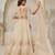 Elegant Beige Ivory color Wedding Lehenga with Leaf Embroidery