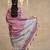 rose pink floral print golden zari border cotton silk saree with unstiched blouse piece