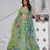Vibrant Dual Tone Green & Turquoise Lehenga with Double Dupattas for Weddings