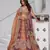 Two Shades of Elegance     Rust & Dark Rust Double Dupatta Lehenga