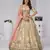 Designer Cream Raw Silk Lehenga for Festive Glam