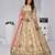 Designer Cream Raw Silk Lehenga for Festive Glam