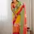 rich georgette art silk saree with beautiful multi-tone embroidery work supreme quality with banglori art silk blouse