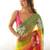 rich georgette art silk saree with beautiful multi-tone embroidery work – supreme quality with banglori art silk blouse
