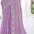 lavender sequin coding embroidered crush silk blend saree with unstitch blouse piece