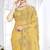mustard sequin coding embroidered crush silk blend saree with unstitch blouse piece