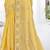 mustard sequin coding embroidered crush silk blend saree with unstitch blouse piece