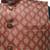 Maroon print dupon art silk nehru jaket
