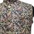 Multicolor vibrant all-over floral print art silk nehru jaket