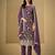 Puprleembroderied silk salwar suit
