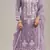 Light-lavender embroderied silk salwar suit