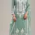 Light-green embroderied silk salwar suit