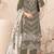 Olive embroderied cotton salwar suit